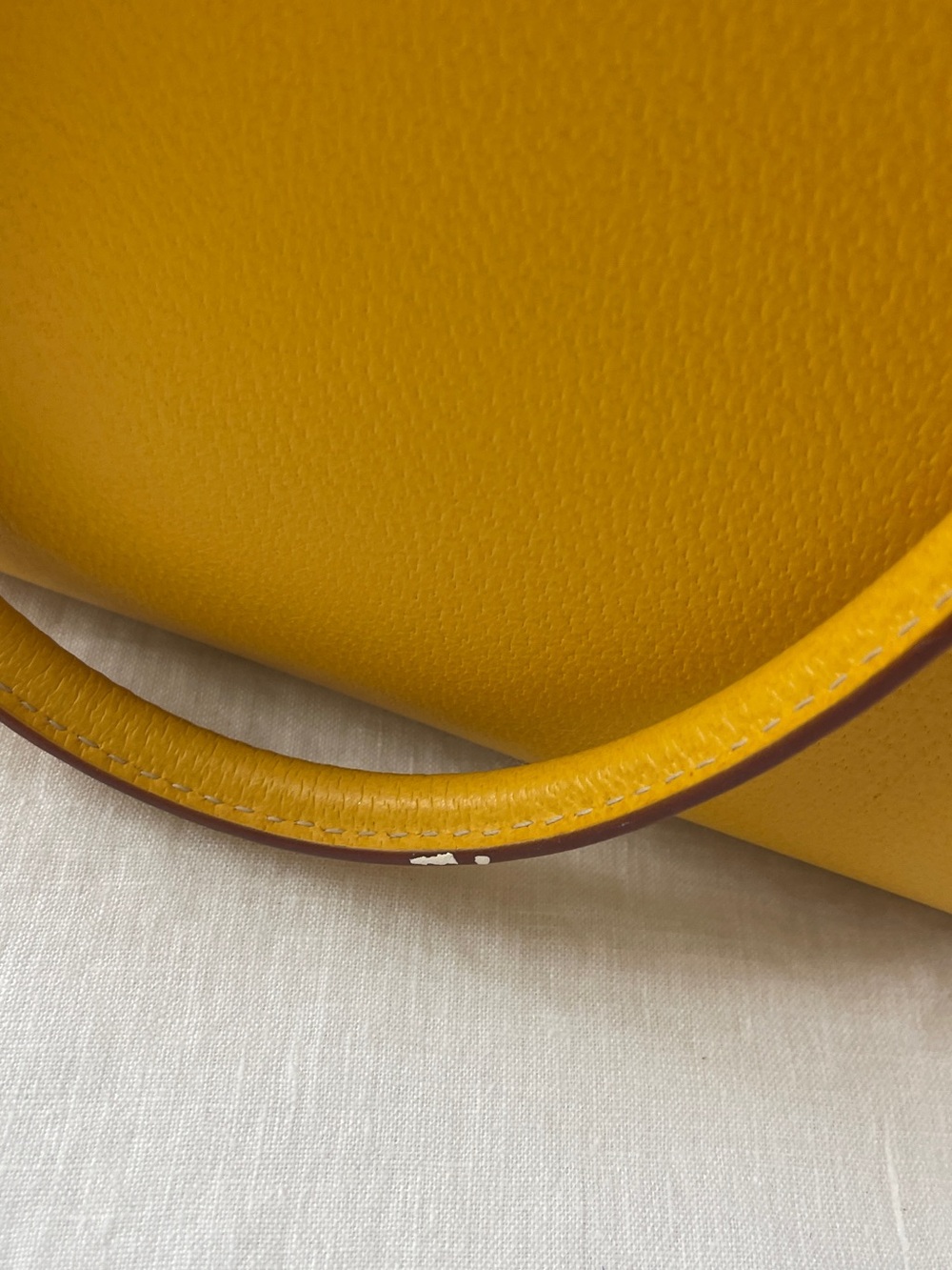 kate spade Yellow Leather Satchel with Gold Hardware - Picture 6 of 6